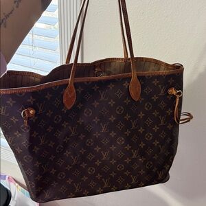 Louis Vuitton Dark Brown Monogram Tote